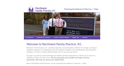 Desktop Screenshot of parchmentfamilypractice.com